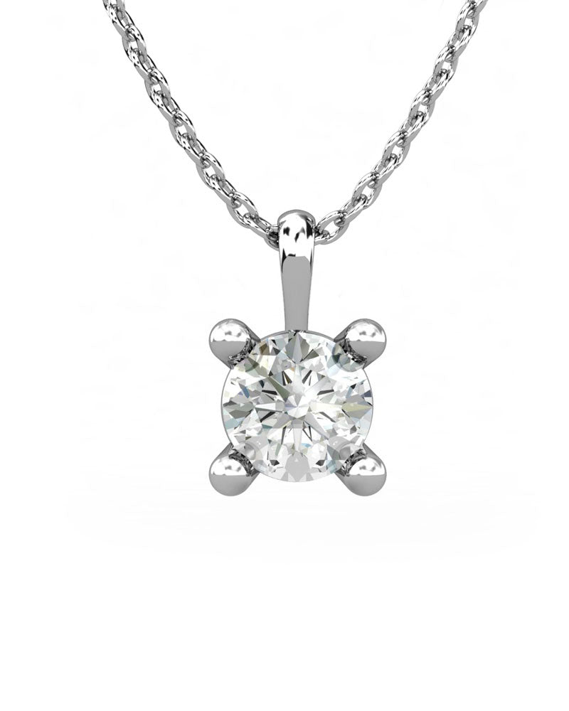 COLGANTE ORO DIAMANTE 0,40 CT - CRESBER