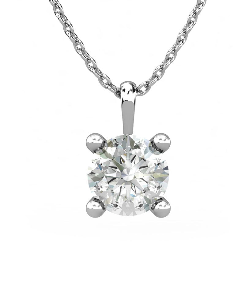 COLGANTE ORO DIAMANTE 0,80 CT - CRESBER