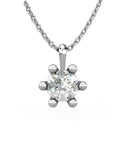 COLGANTE ORO DIAMANTE 0,40 CT - CRESBER