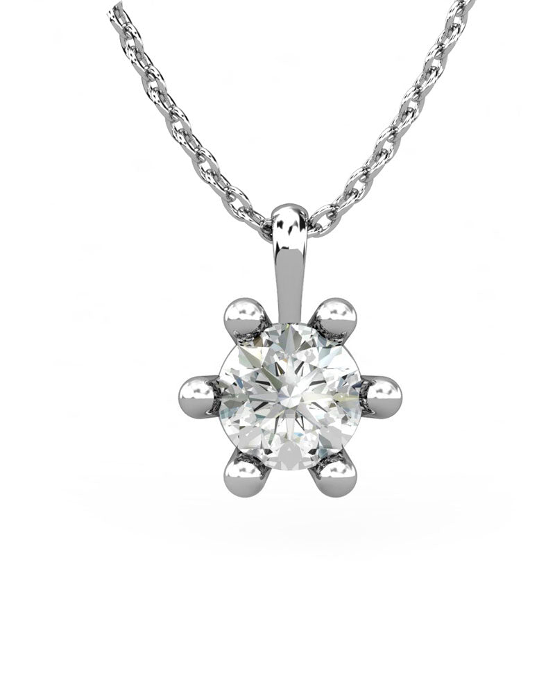 COLGANTE ORO DIAMANTE 0,40 CT - CRESBER