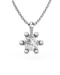 COLGANTE ORO DIAMANTE 0,45 CT - CRESBER