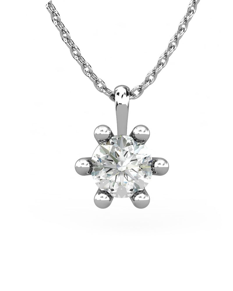 COLGANTE ORO DIAMANTE 0,45 CT - CRESBER