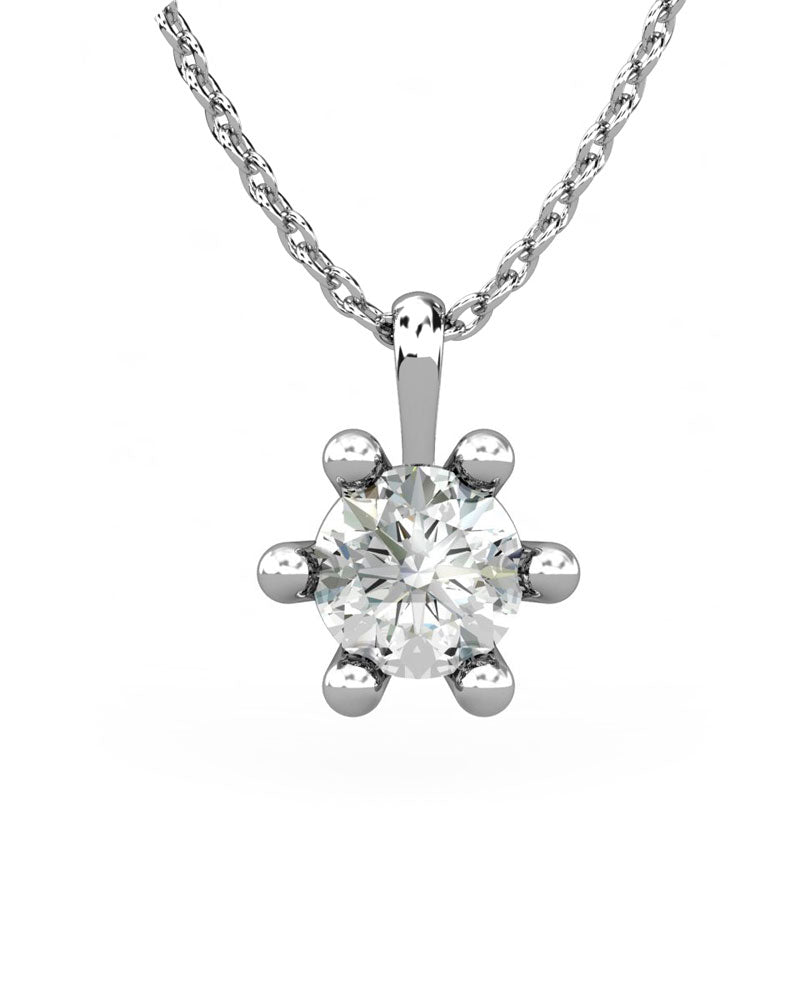 COLGANTE ORO DIAMANTE 0,50 CT - CRESBER