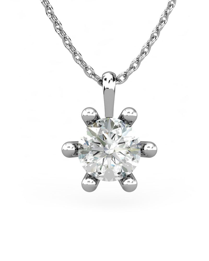 COLGANTE ORO DIAMANTE 0,60 CT - CRESBER