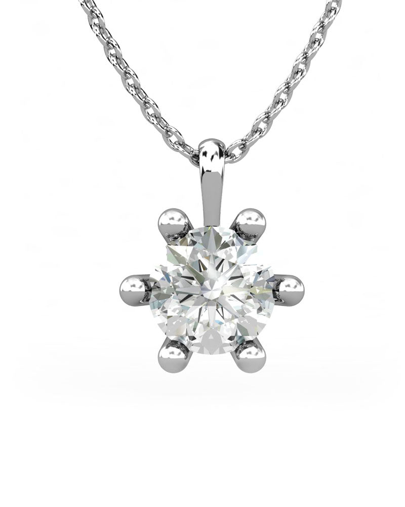 COLGANTE ORO DIAMANTE 0,70 CT - CRESBER