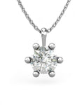 COLGANTE ORO DIAMANTE 0,80 CT - CRESBER