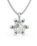 COLGANTE ORO DIAMANTE 1,00 CT - CRESBER