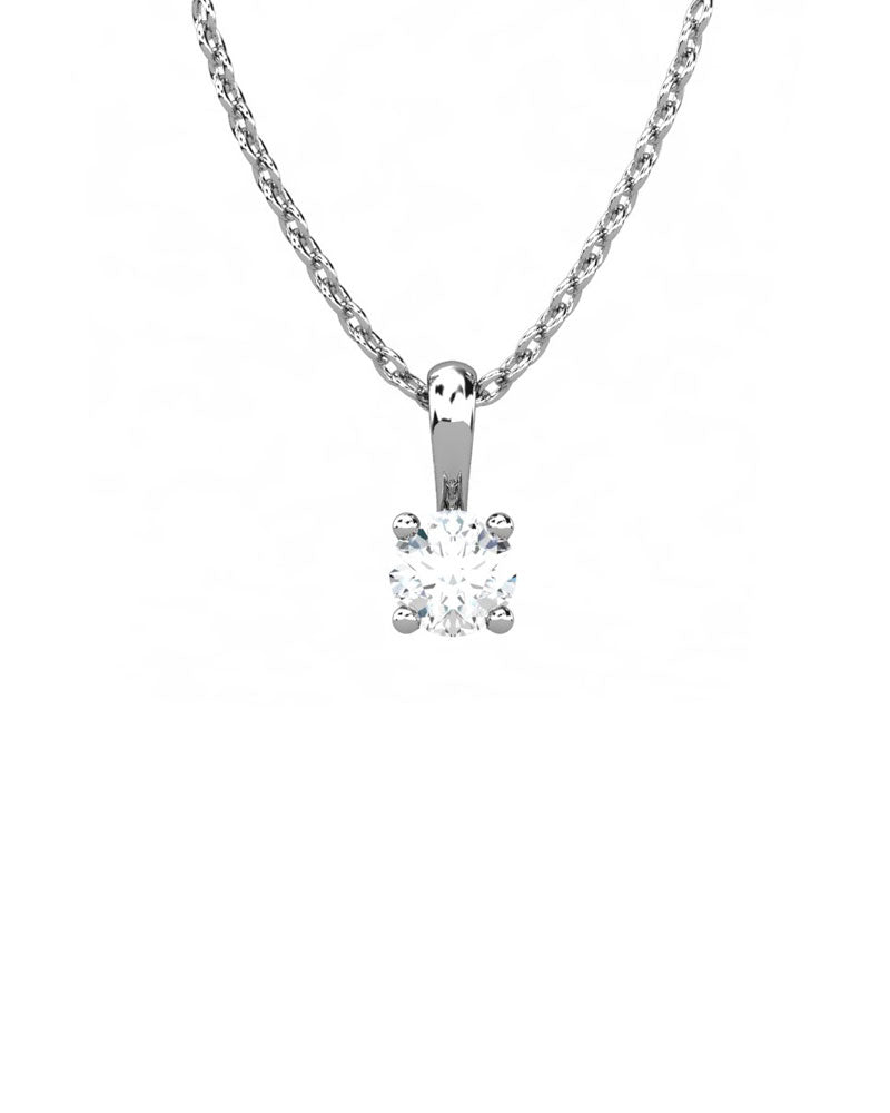 COLGANTE ORO DIAMANTE 0,35 CT - CRESBER