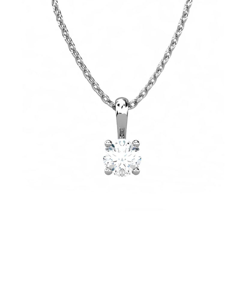COLGANTE ORO DIAMANTE 0,45 CT - CRESBER