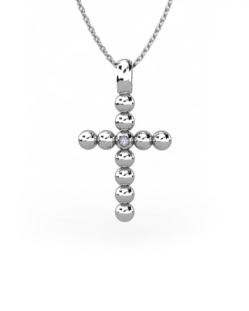 COLGANTE ORO DIAMANTE 0,01 CT - CRESBER