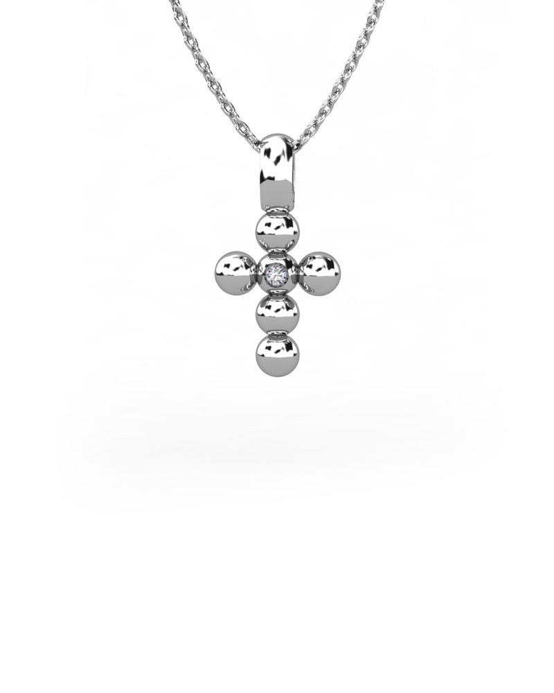 COLGANTE ORO DIAMANTE 0,01 CT - CRESBER