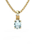 COLGANTE OSIRIS ORO Y DIAMANTE 0,01 CT 5X4MM - CRESBER