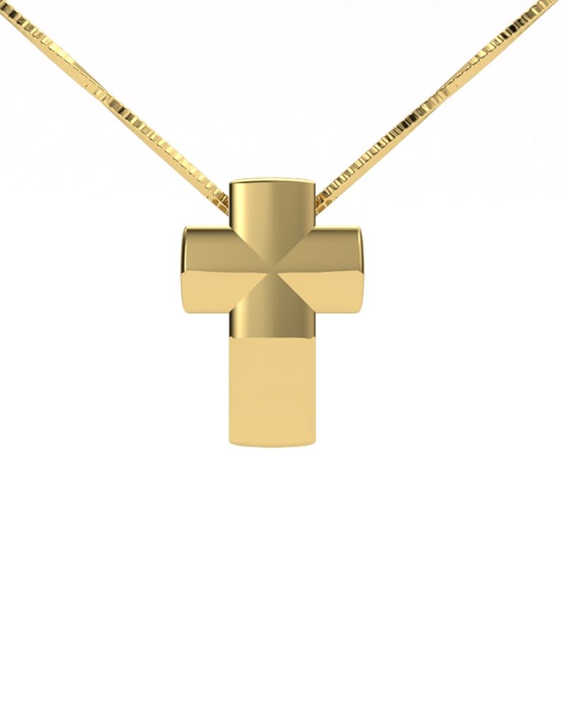 GARGANTILLA DE ORO CRUZ - CRESBER