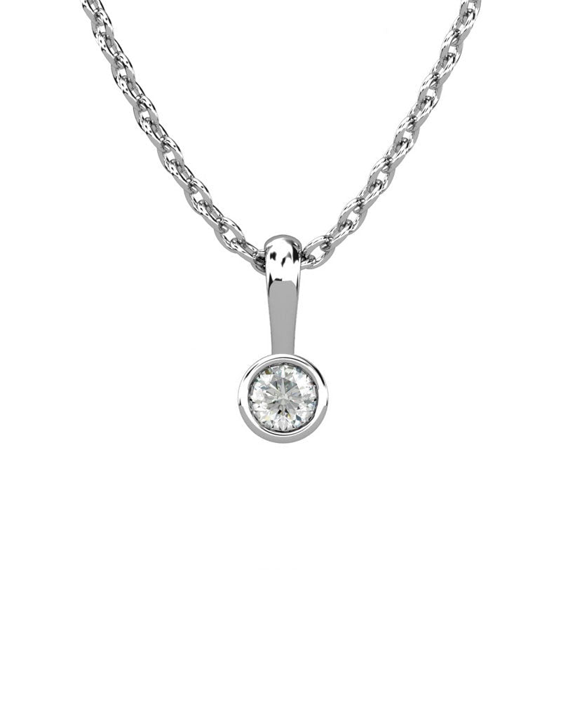 GARGANTILLA DIAMANTE 0,10 CT - CRESBER